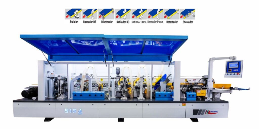 Maquina Enchapadora 515A con ribeteador